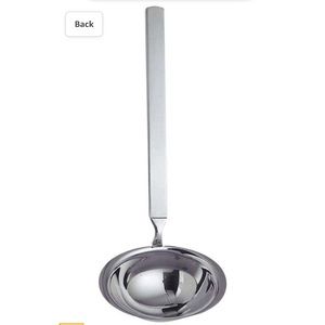 NWT,Alessi"Dry" 7-Inch Sauce Ladle with Satin Handle